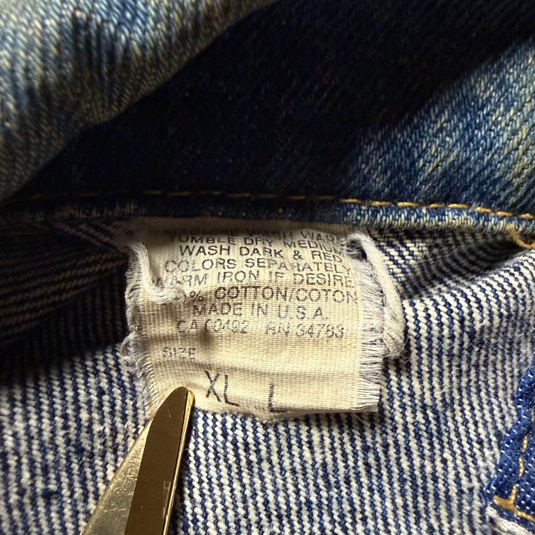 80s Lee Authentic Jacket USA製 XL Long