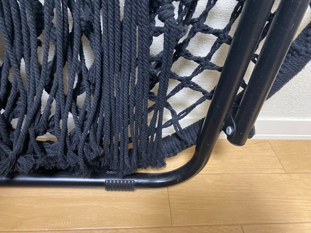 【adepeche】ハンモック フォールディング チェア ブラック