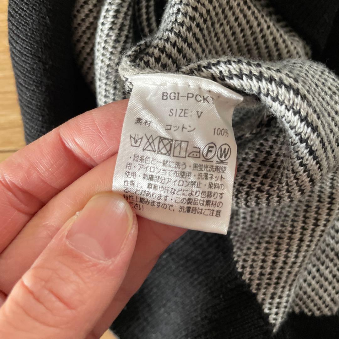 BANDEL GOLF セーター ブラック/ホワイト