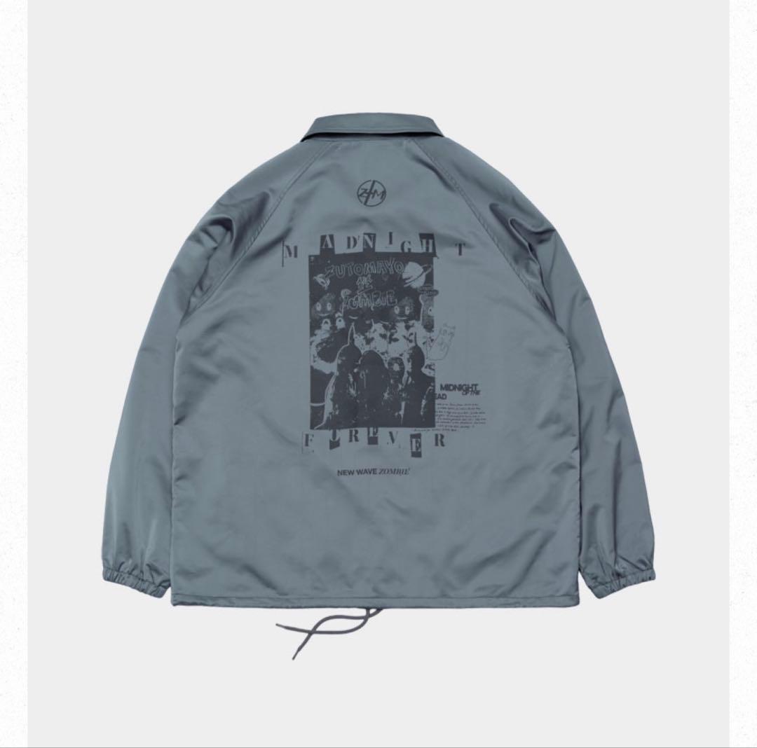 ずっと真夜中でいいのに。コーチジャケット (Ice Gray) M サイズ