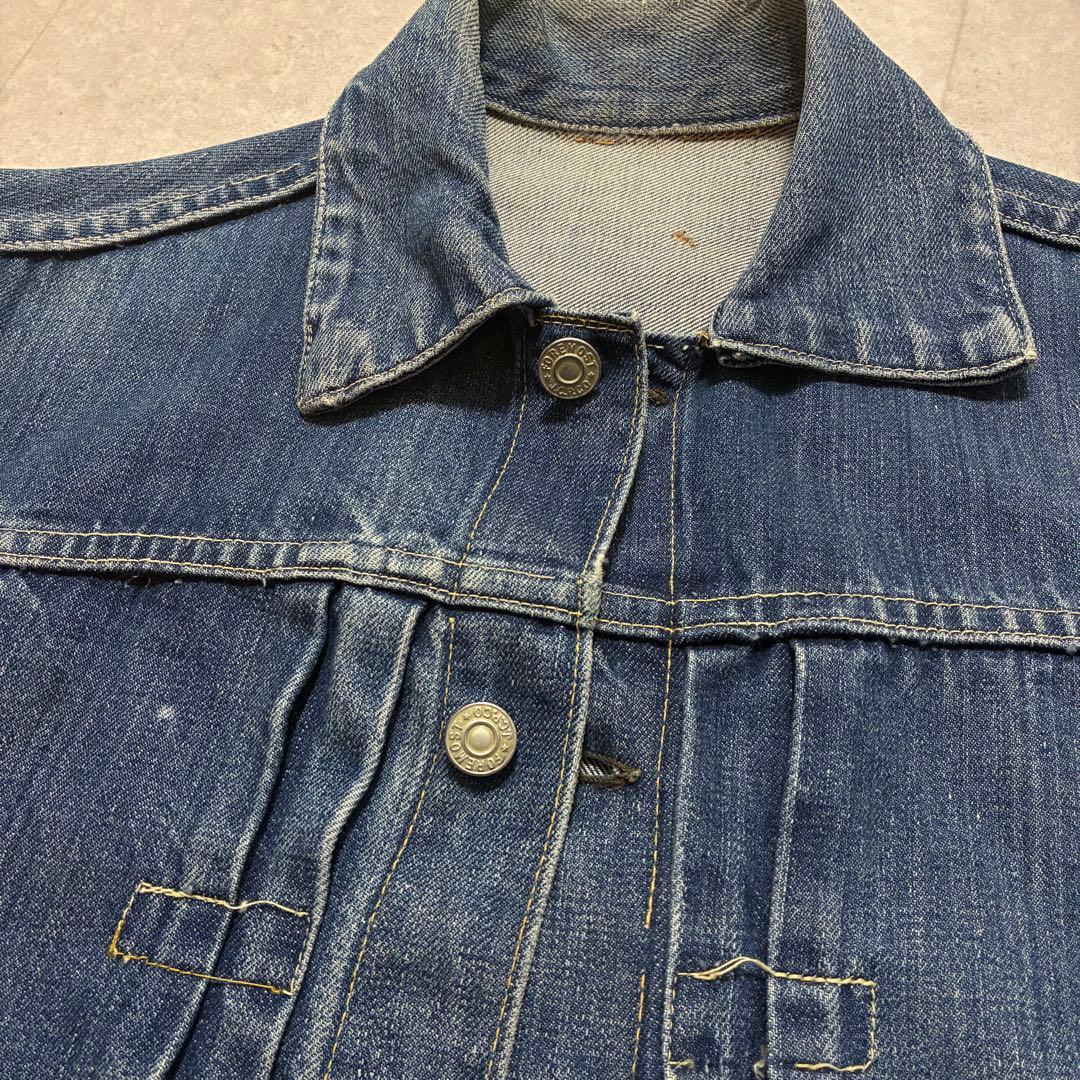 50s Foremost 1st デニムジャケット 掛けボタン