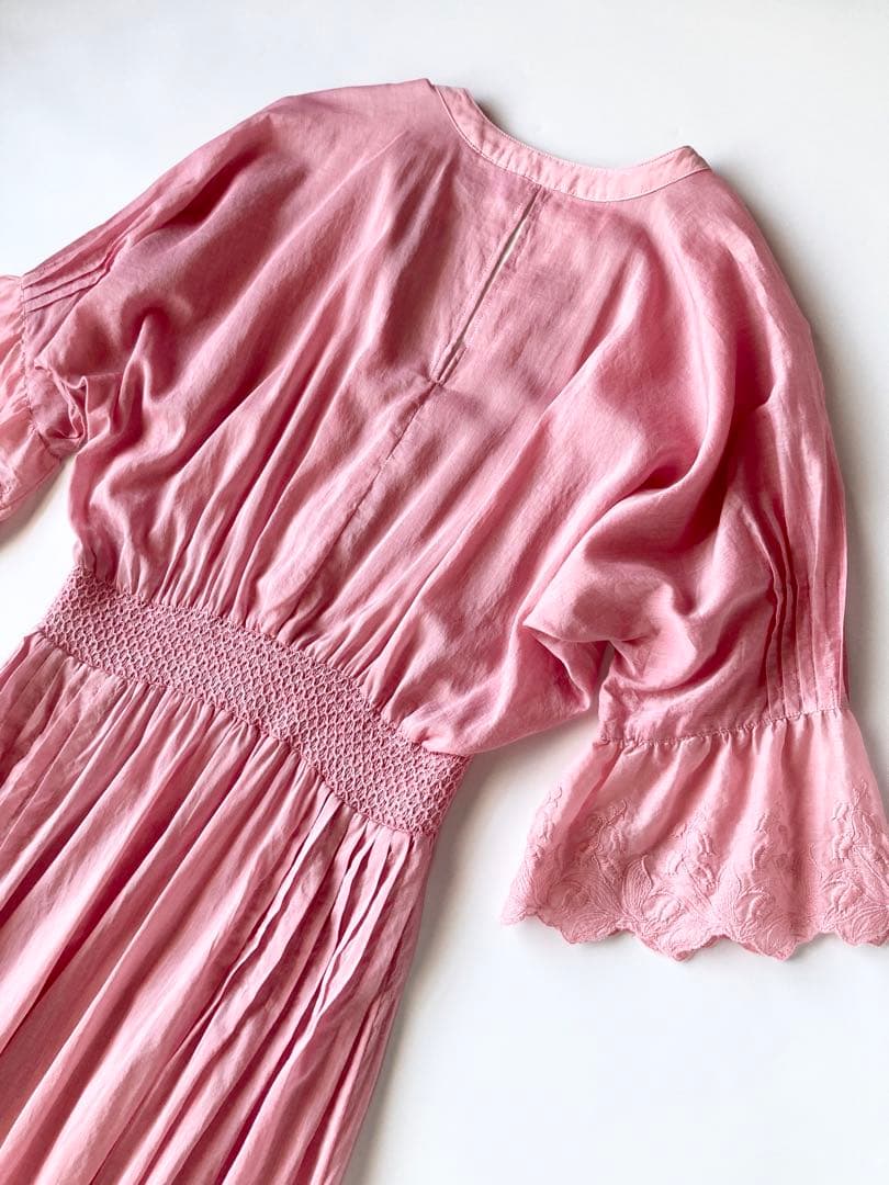 mame kurogouchi シフォン 刺繍 ワンピース ドレス マメ