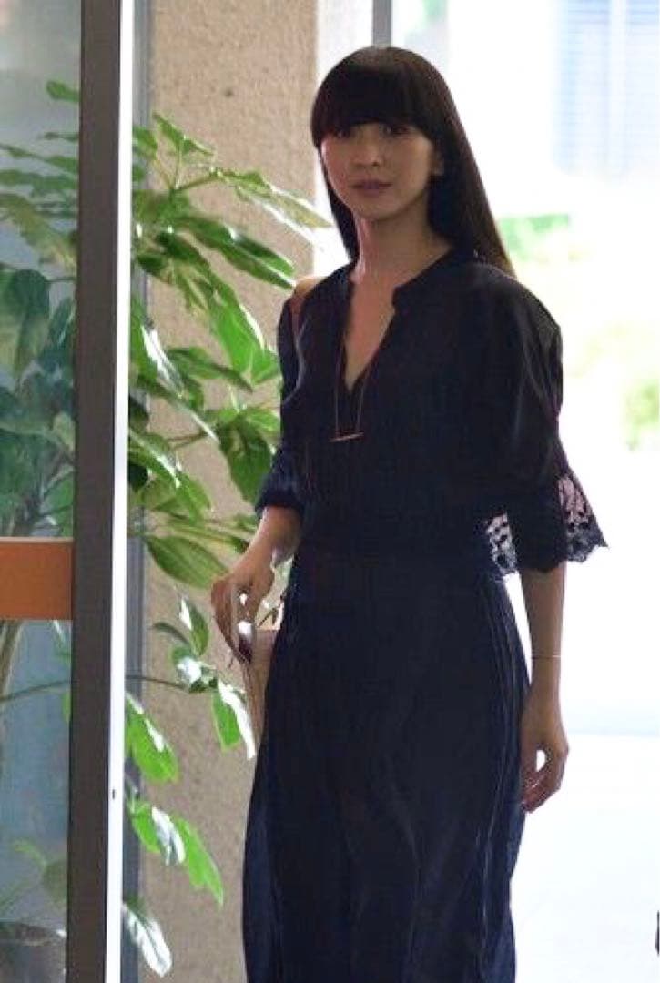 mame kurogouchi シフォン 刺繍 ワンピース ドレス マメ