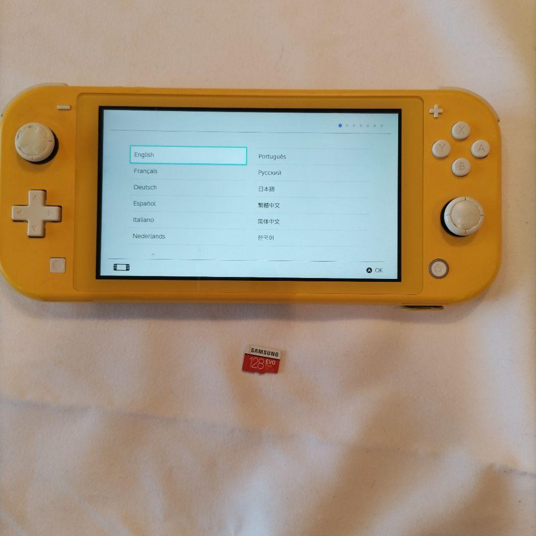 Nintendo Switch Lite イエロー 本体+SDメモリー128GB