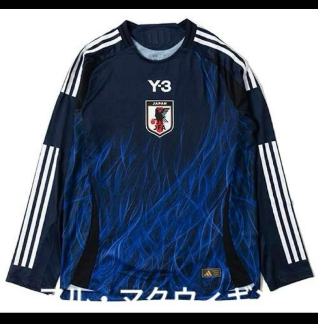【正規品】Y-3 サッカー 日本代表 5XLユニフォーム オーセンティック長袖b