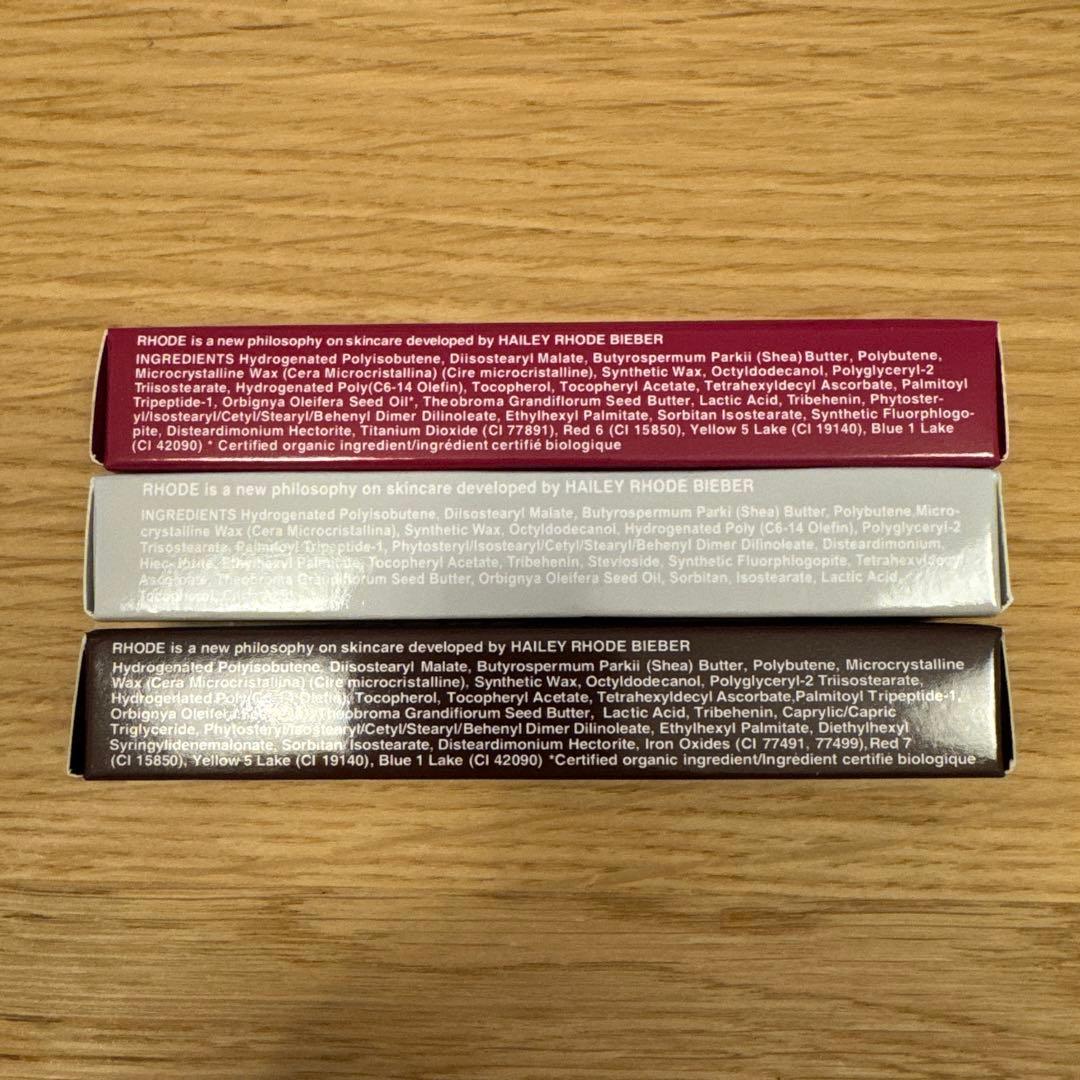 【新品未開封】rhode ペプチドリップティント 3本セット