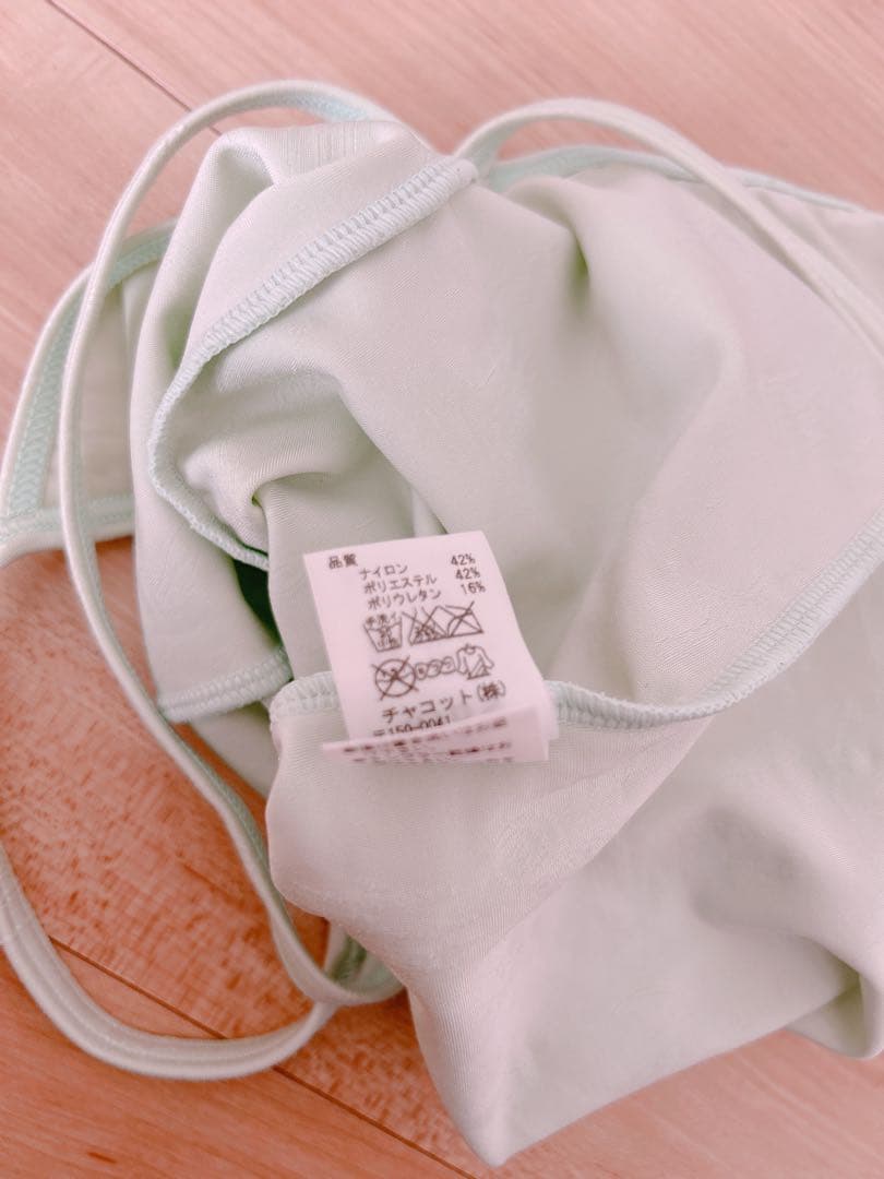 【チャコット】シンデレラ柄レオタード 130kミントグリーン