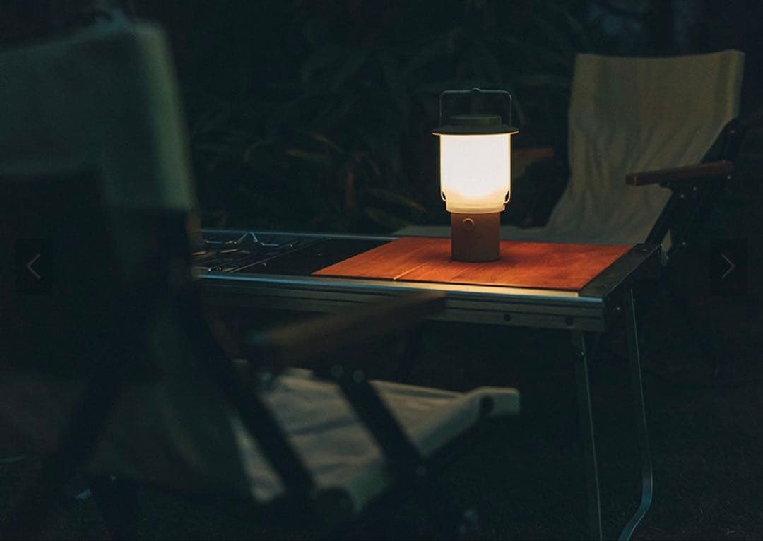 新品　 peak &CAMPランタン ブラック