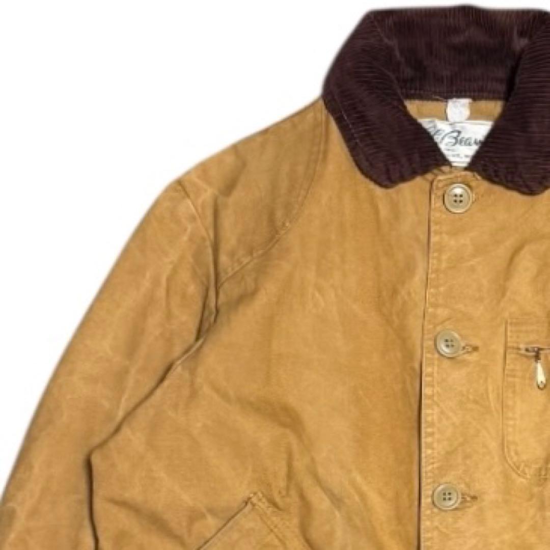 L.L.Bean 60s 70s 筆記体タグ ハンティングジャケット 襟コーズ