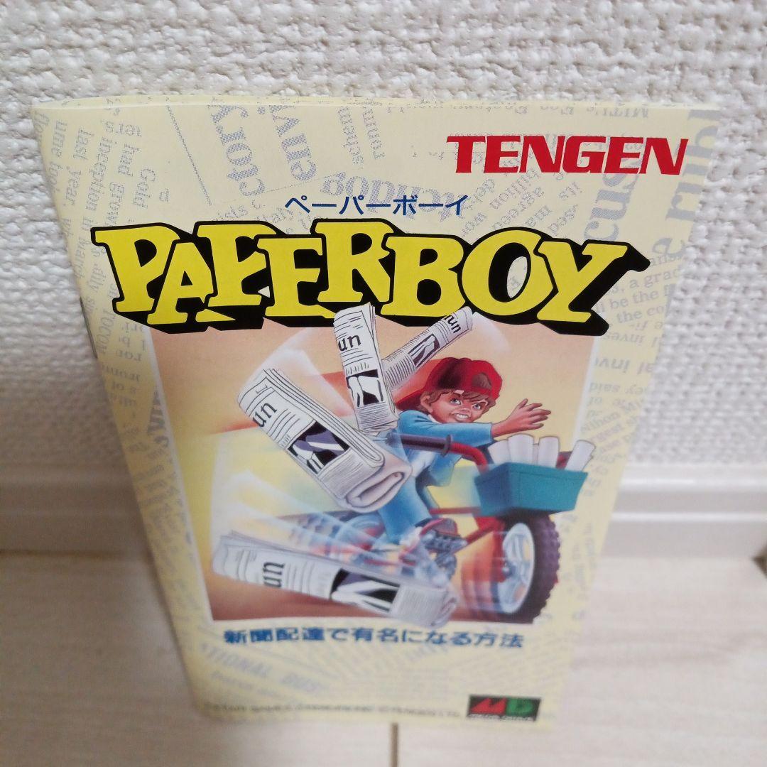 美品　ペーパーボーイ メガドライブ版