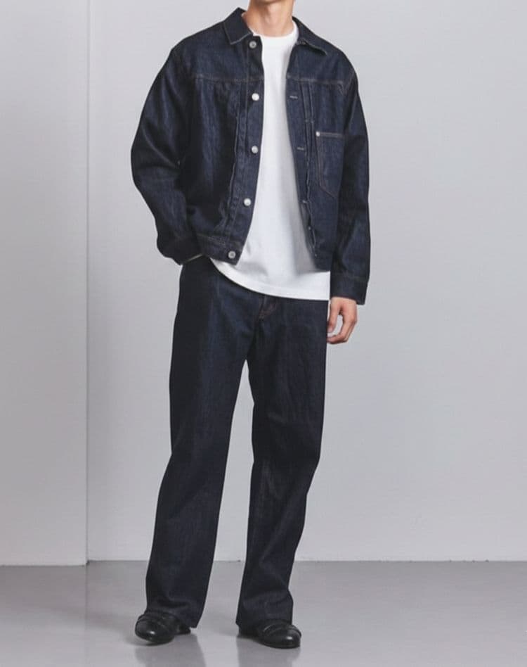 25AWユナイテッドアローズ1stセルビッチデニムジャケットGジャンシオタ赤耳