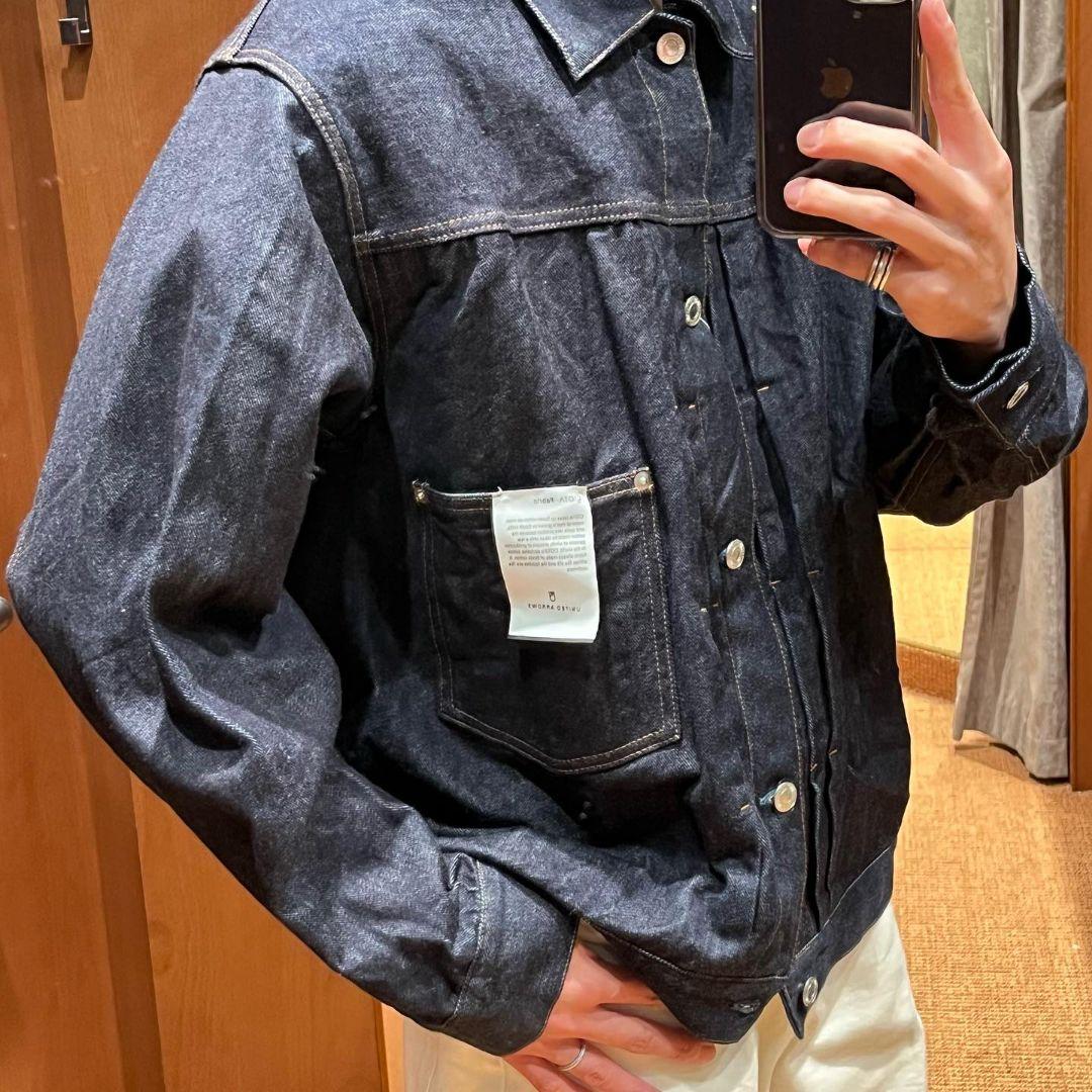 25AWユナイテッドアローズ1stセルビッチデニムジャケットGジャンシオタ赤耳