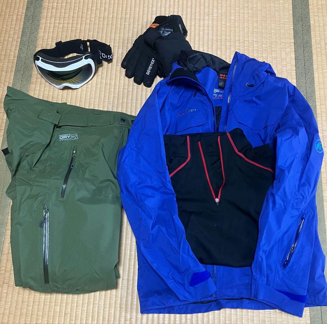 スキーウェア　メンズ　一式　MAMMUT　デサント
