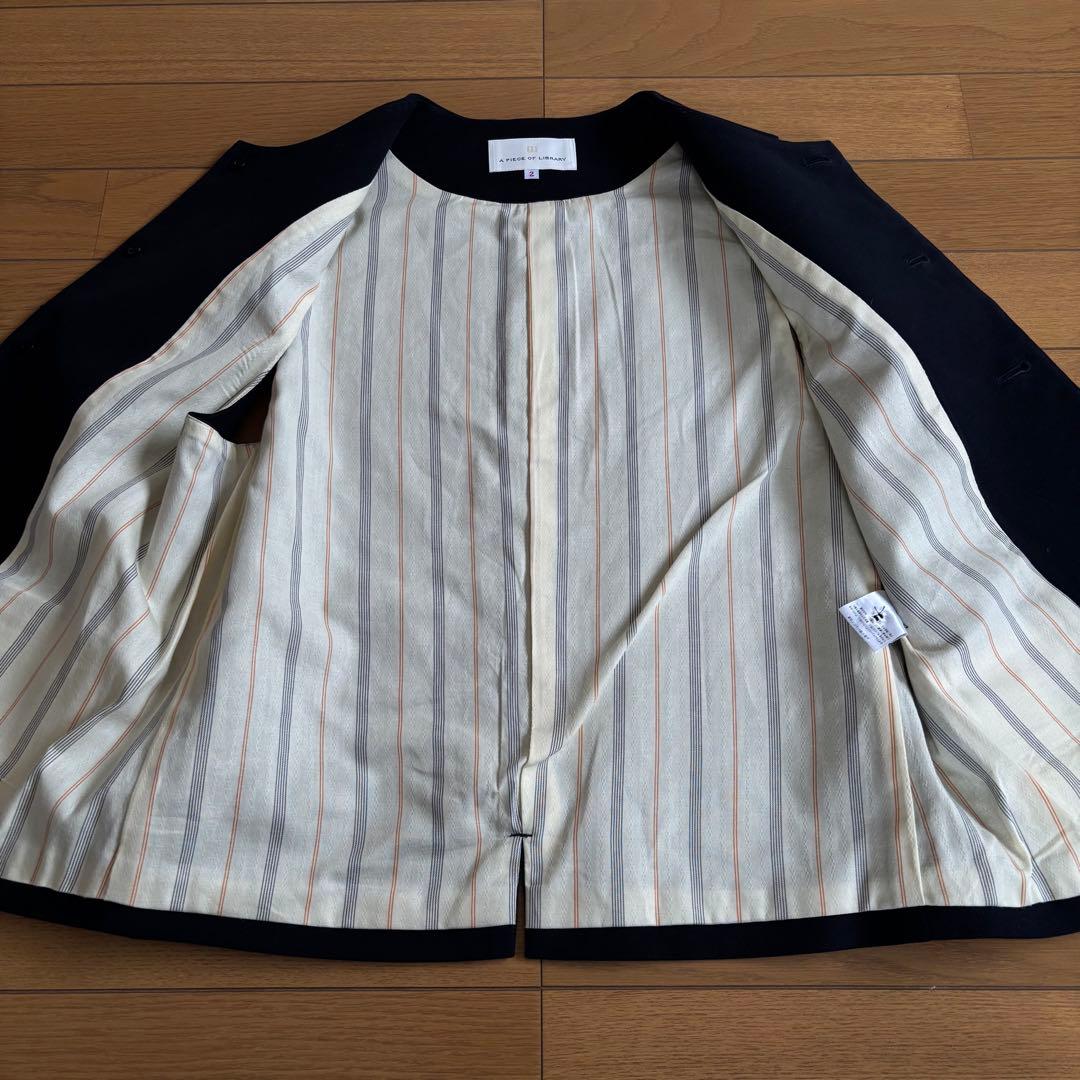 A PIECE OF LIBRARY モールスキン ベスト クラシック サイズ2