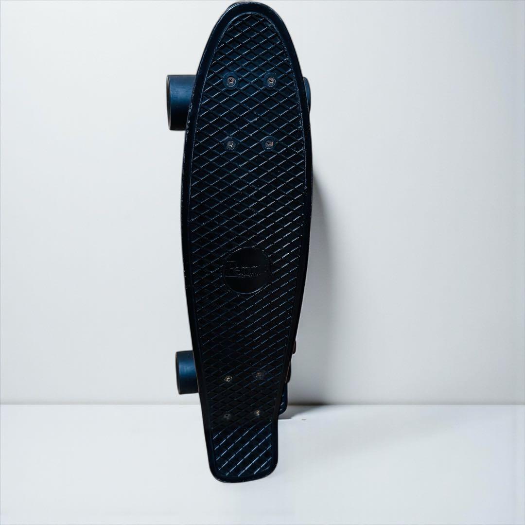 ✨良品✨Penny スケートボード　オールブラック22インチ 持ち手付き