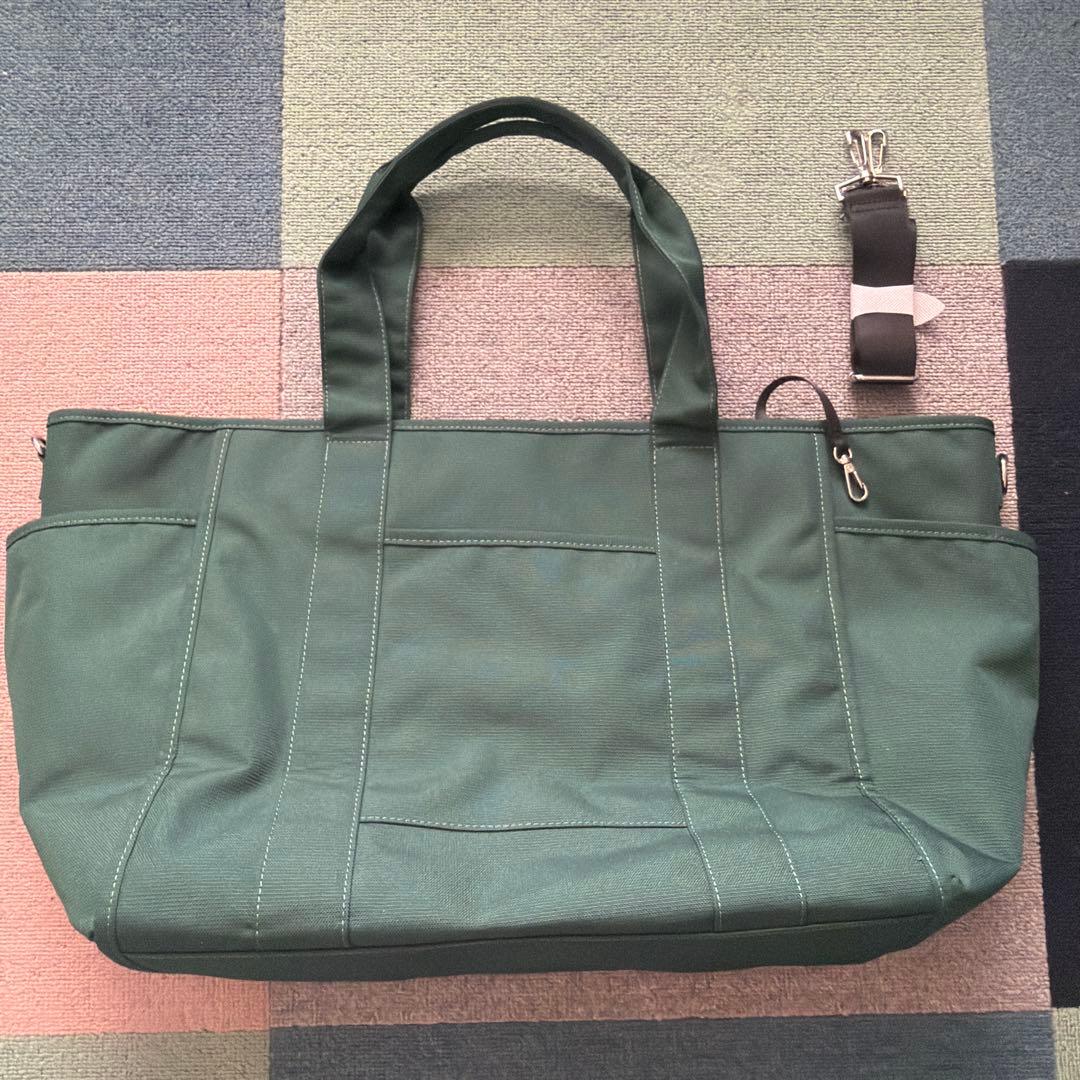 ジャックバニー　トートバック　グリーン