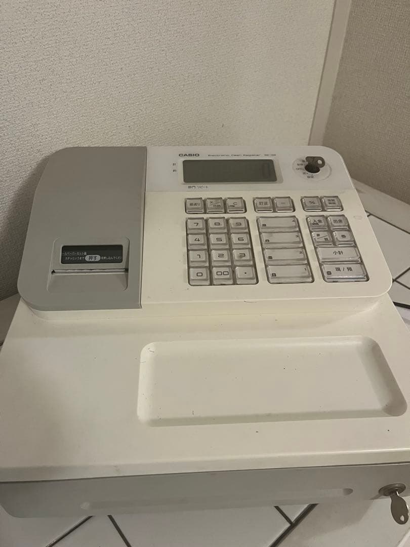 CASIO 電子レジスター SE-G2-WE ホワイト動作確認済み サーマルレジ