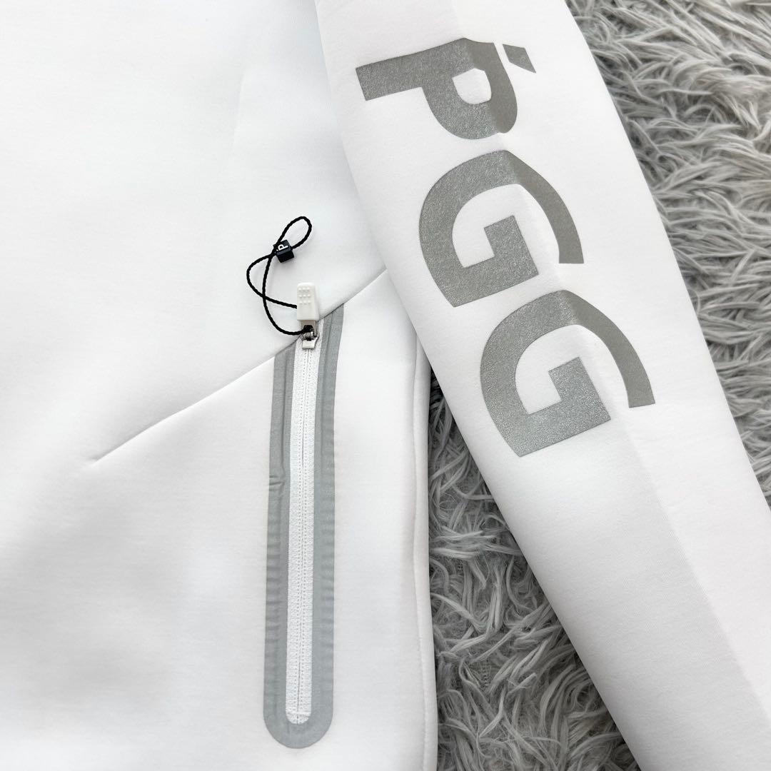 新品　PGG パーリーゲイツ　ハイネック　春用　長袖カットソー　ホワイト　2