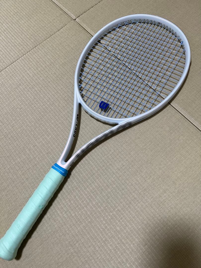 SHIFT テニスラケット ホワイト/ブルー