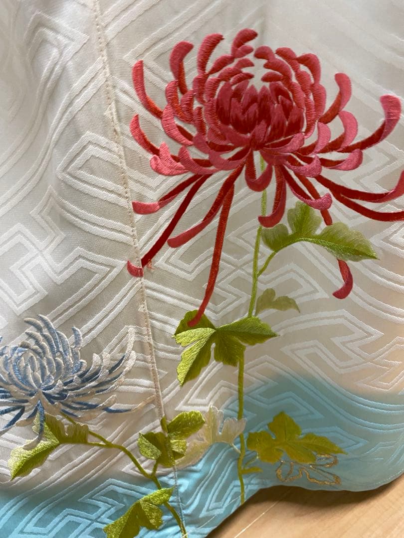 2245&2246 『 Monmo様　確認用』着物リメイク　振袖ワンピース　 S