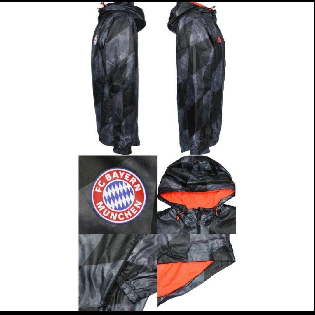 アディダス　バイエルミュンヘン　ウィンドブレーカー　サッカー　上下　セットアップ