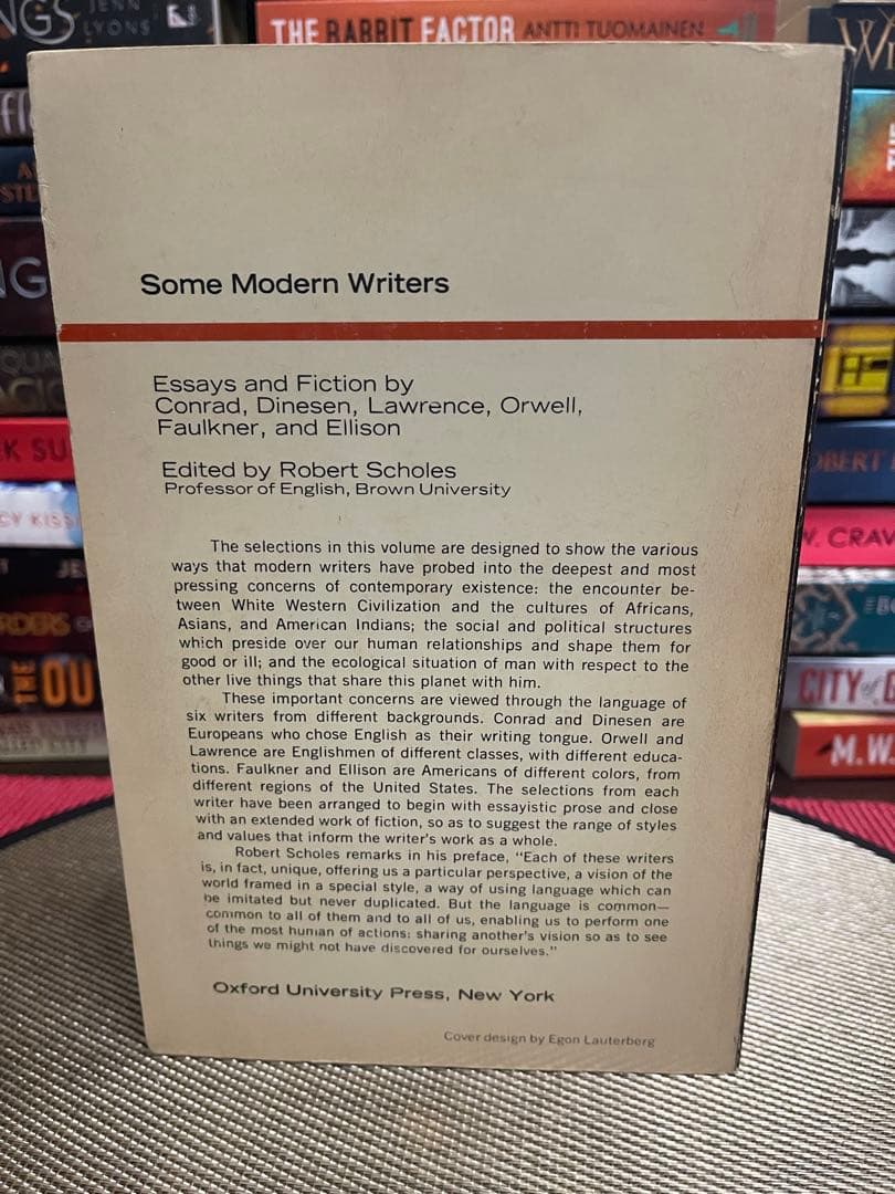 Some Modern Writers エッセイとフィクション