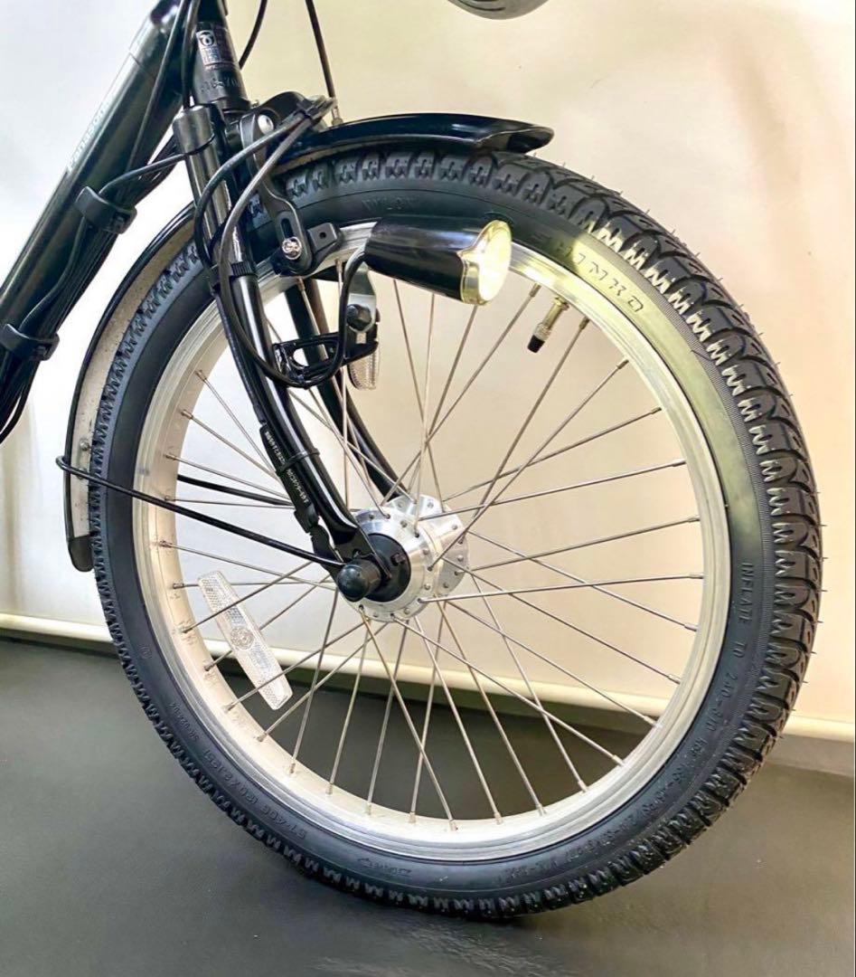 1年保証 新型　パナソニック　ギュットミニ　20インチ　黒色　電動アシスト自転車