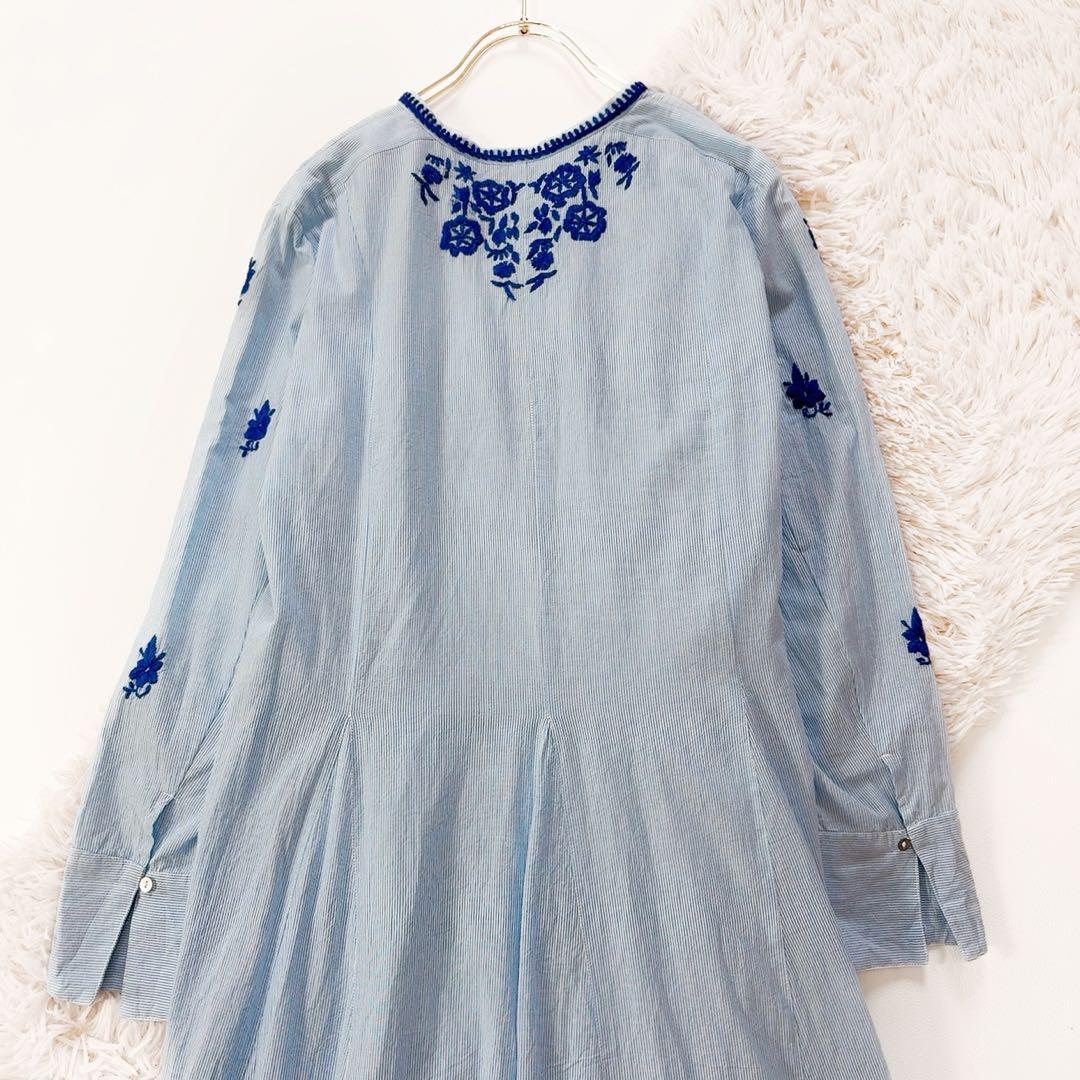 美品ꕥヌキテパ 芸能人多数着用 完売 チカンエンブロイダリーパネルドレス M