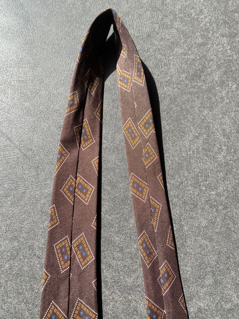 FRANCO BASSI(フランコバッシ) 小紋柄 シルクタイ クラシコ