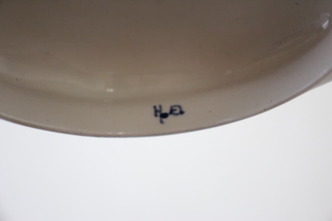 ヴィンテージ　オランダ　デルフト　伊万里デザイン　蓋付き物入　ボンボニエール