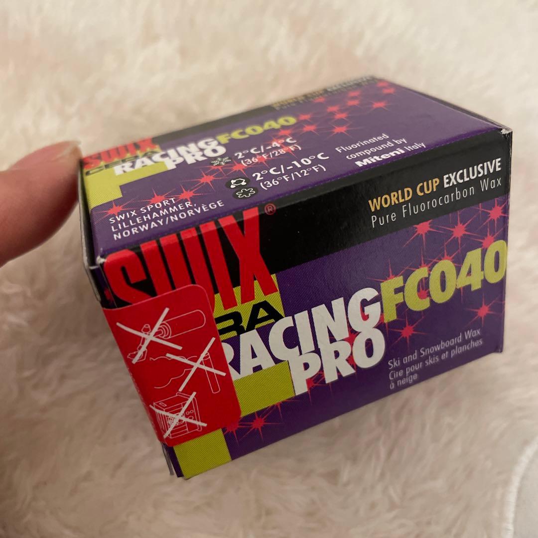 SWIX CERA RACING FC040 PRO 100%フッ素ワックス