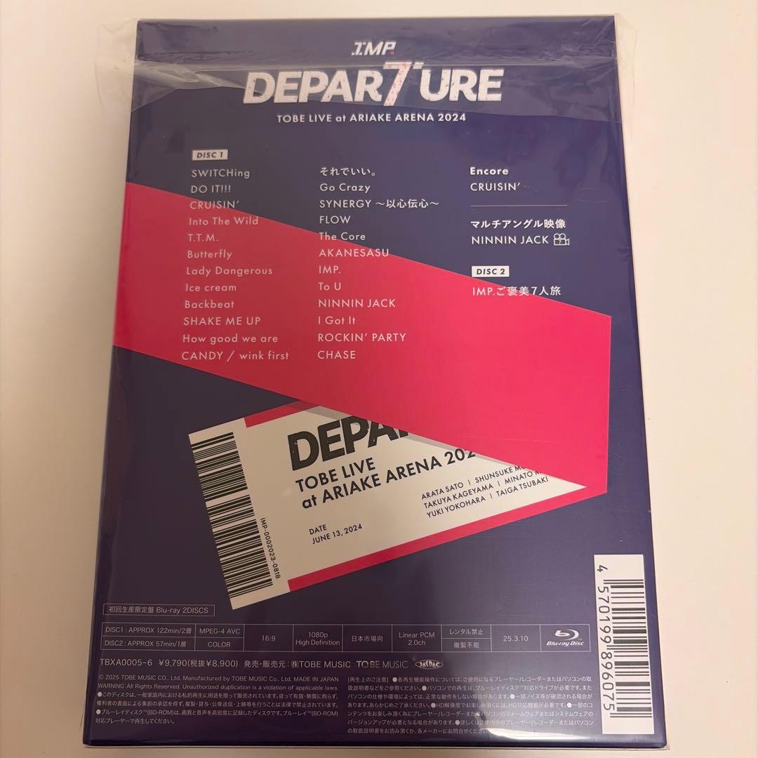 ミュージック IMP. DEPARTURE at ARIAKE ARENA 2024 DVD