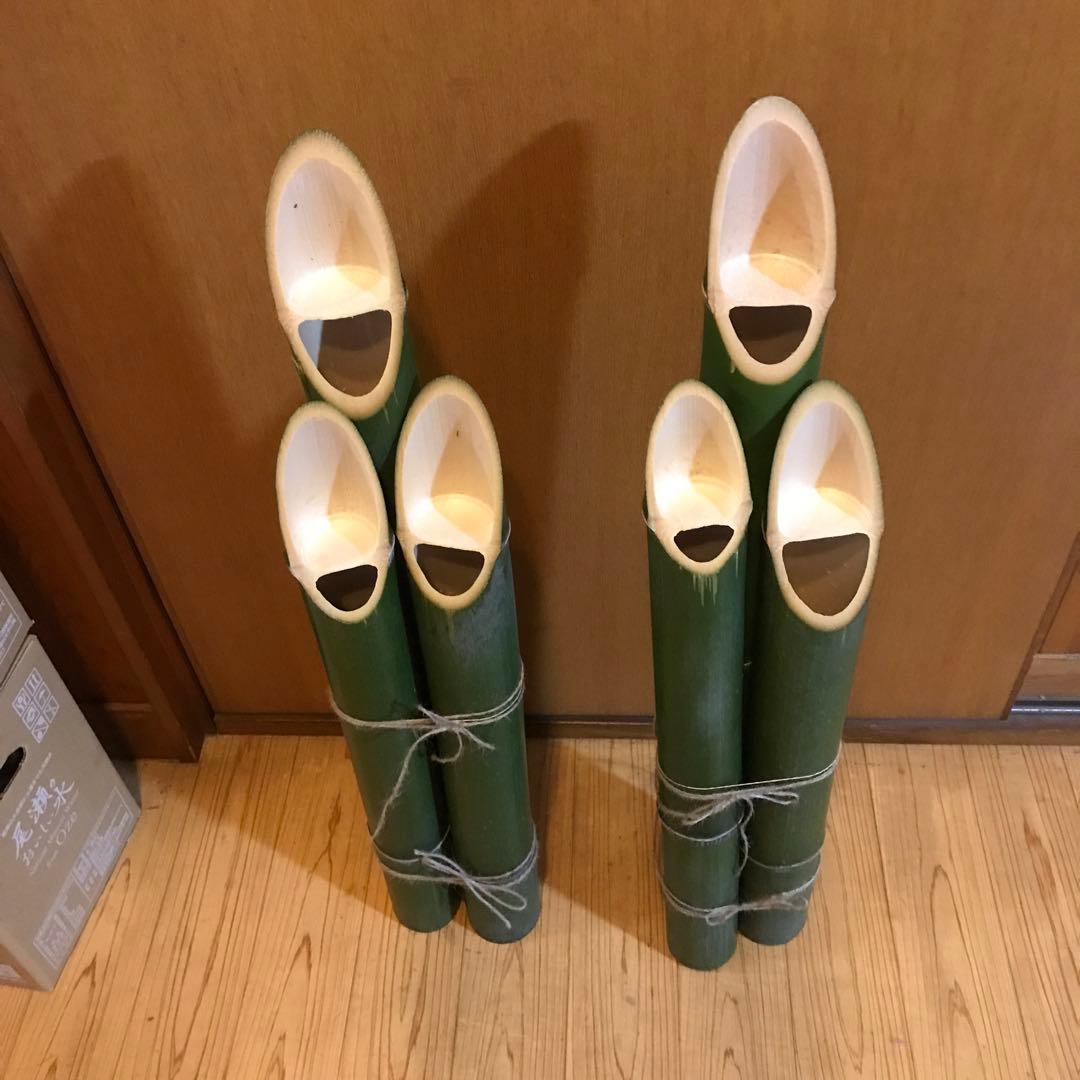 門用青竹　18本 笑い竹　かわちゃん