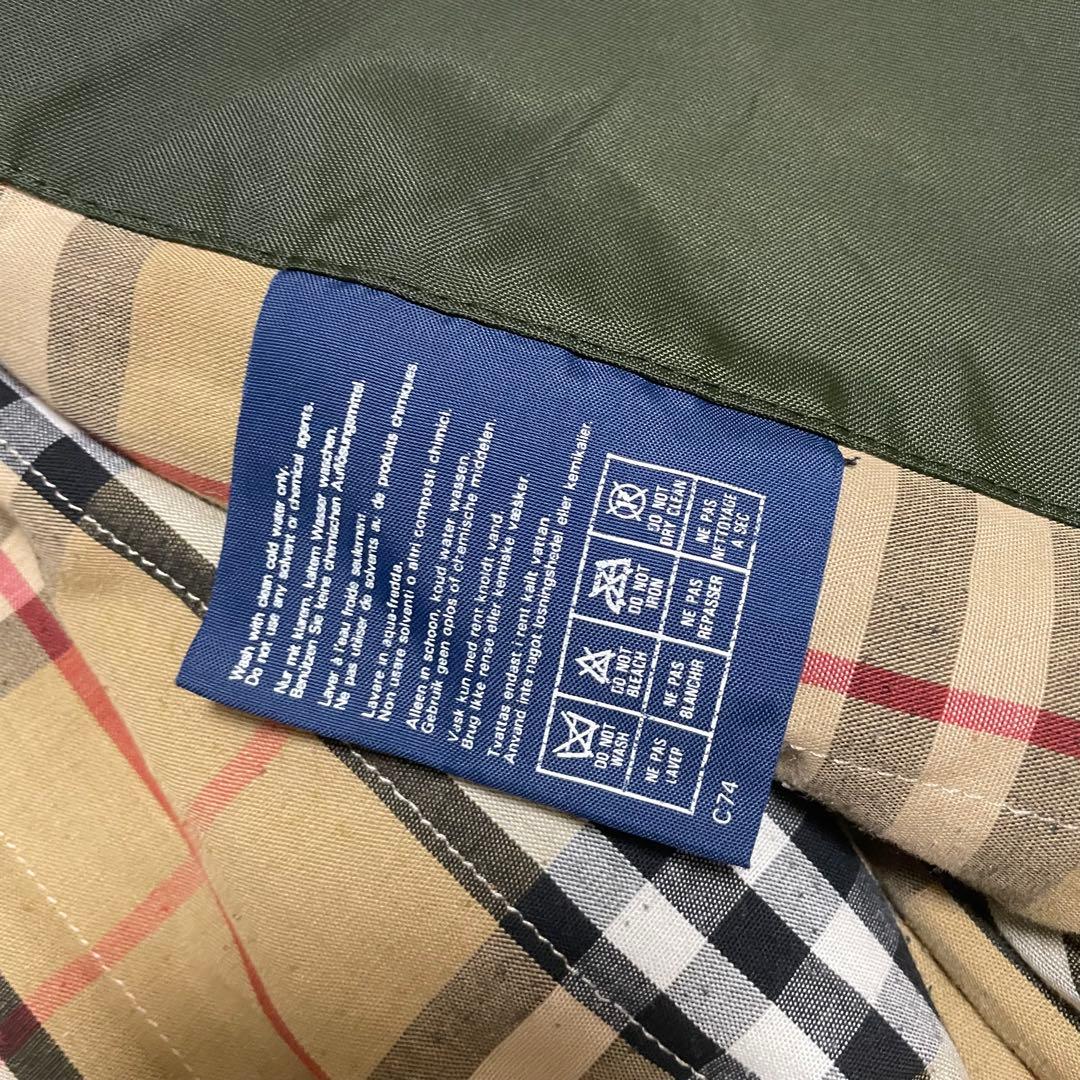 80s Burberrys バーバリーズ オイルドジャケット バブアースペイ型