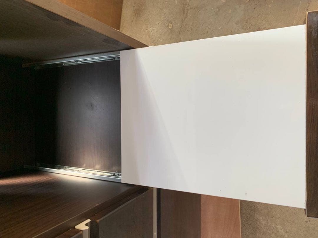 ♦️ ニトリ　キッチンボード　アルミナ2 100KBDBR