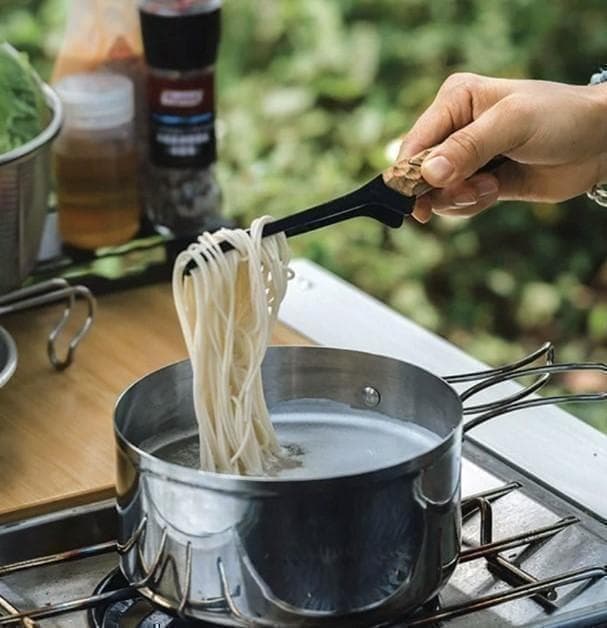 新品 ブラックステンレスウォルナット トング 豪華2点セット