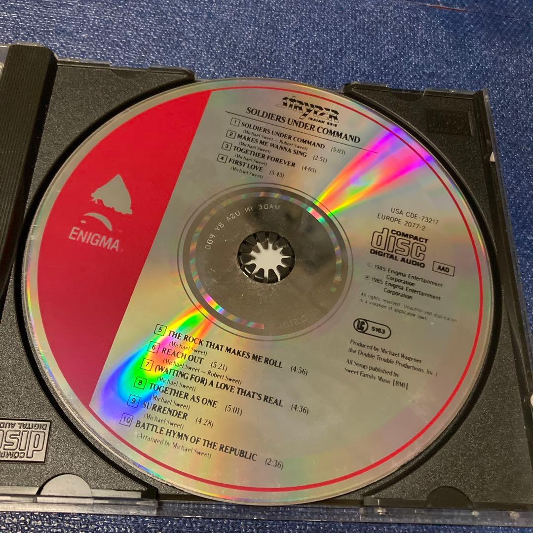 ストライパー　STRYPER soldier under command CD