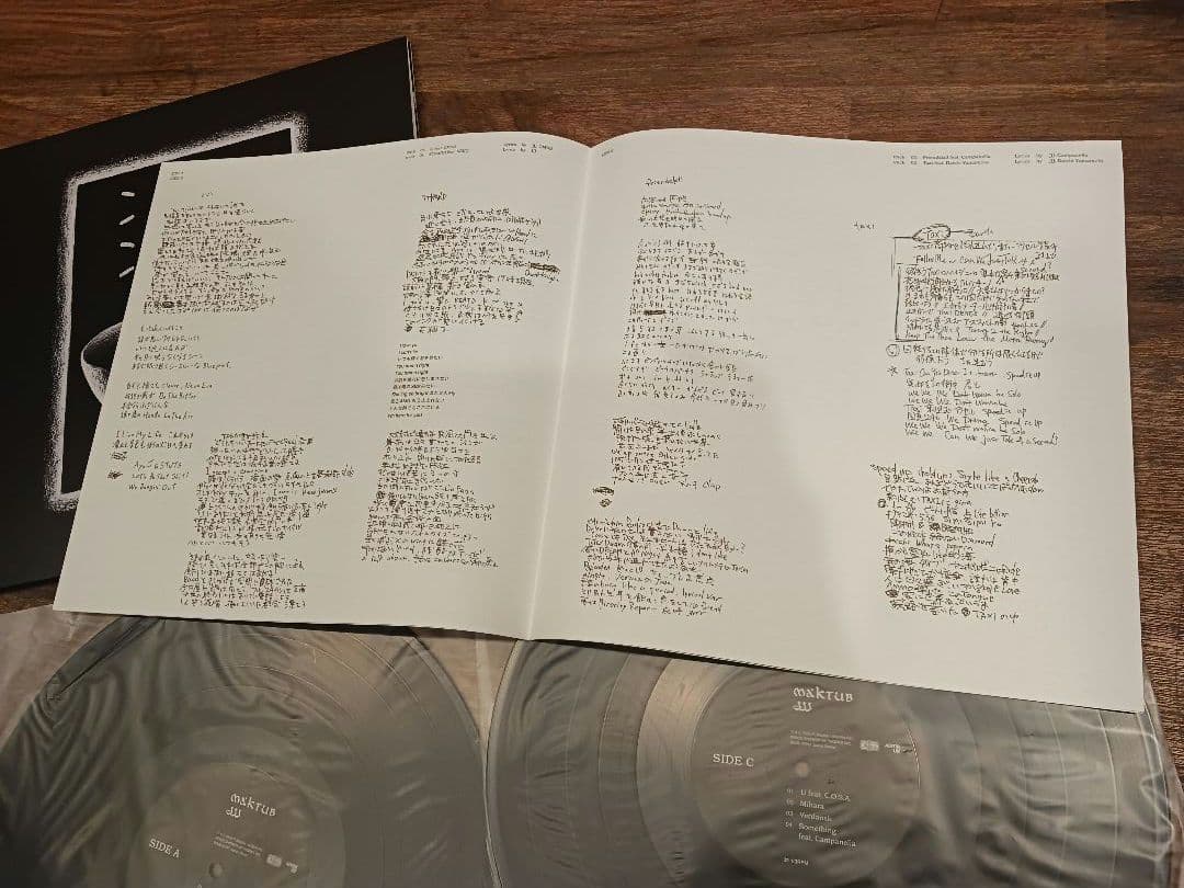 jjj / MAKTUB《レコード》2LP 日本語ラップ