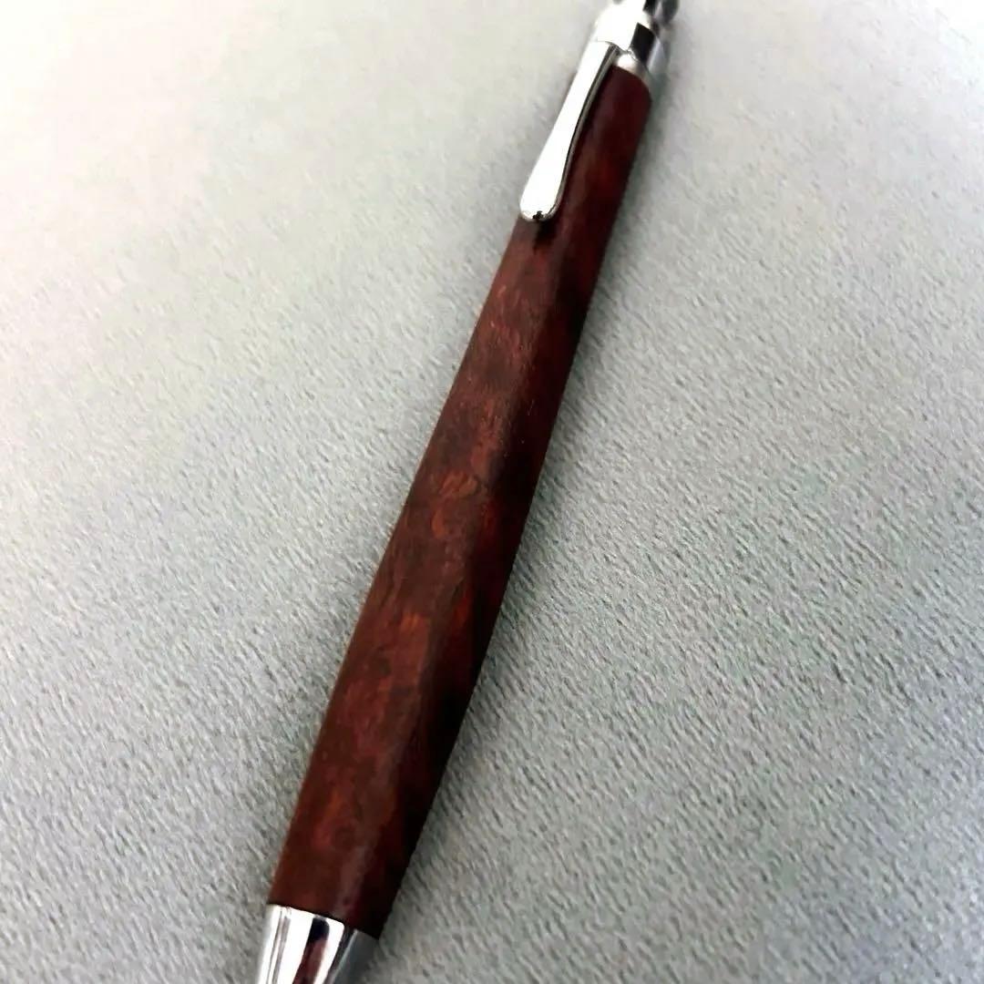 【良杢】工房楔 花梨縮杢トラ杢 ペンシル楔 0.5mm #野原工芸 ボナンペン