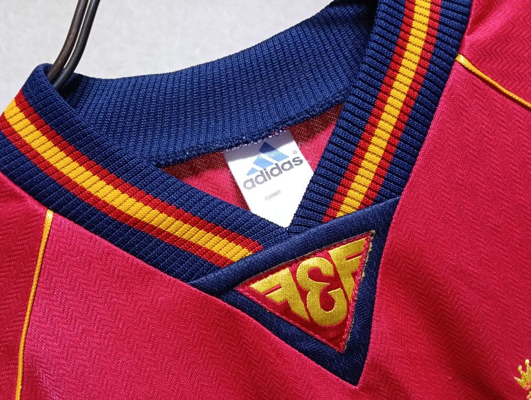 【激レア・正規品】アディダス スペイン代表 ユニフォーム 98-99 海外L
