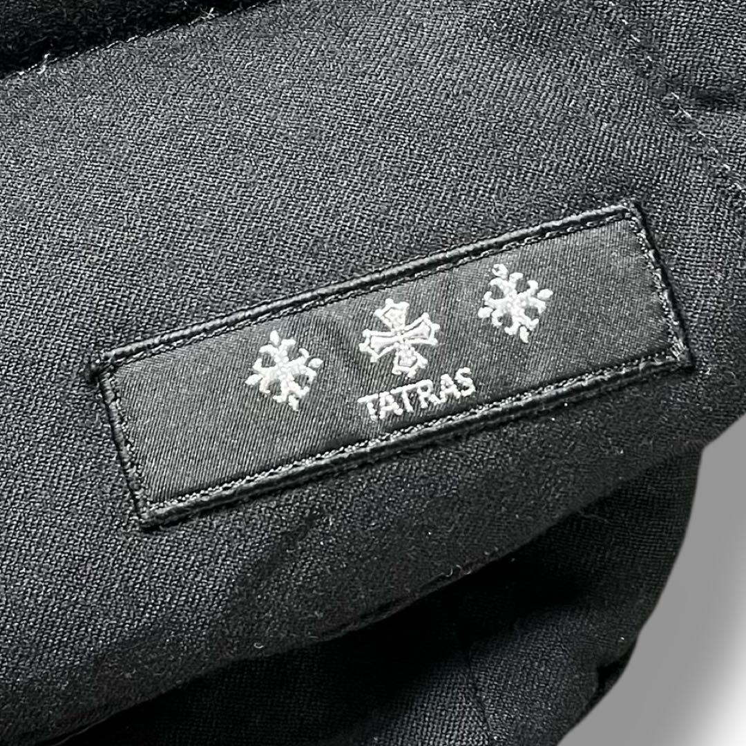 美品 TATRAS タトラス ダウンベスト SOVER ウール アウター 黒