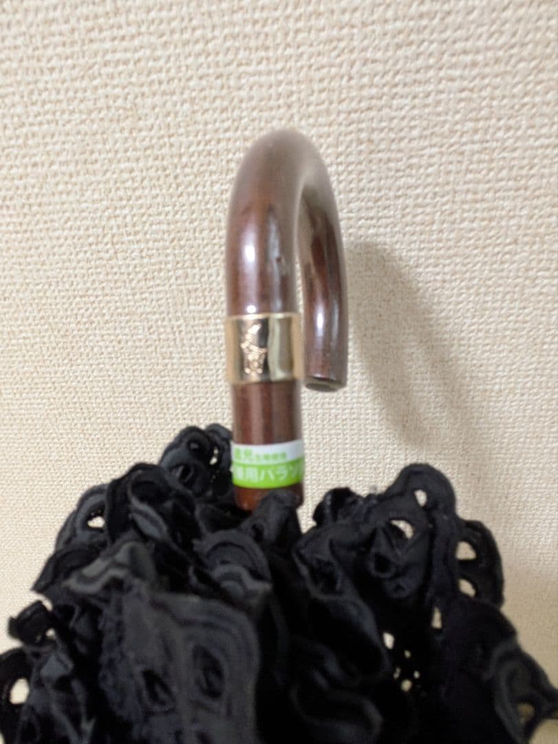 ラルフローレン　 折りたたみ日傘 レース黒