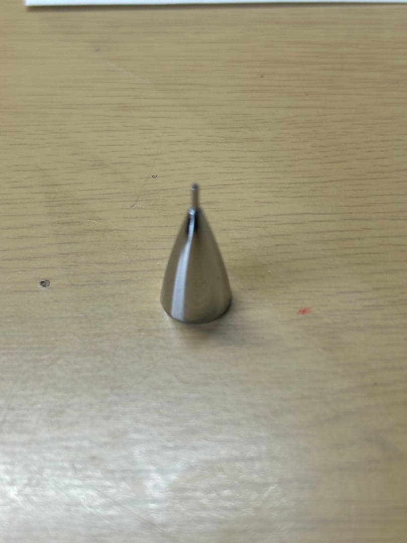 工房楔　極上花梨紅白こぶ杢　0.5ミリ　固定式口金付き