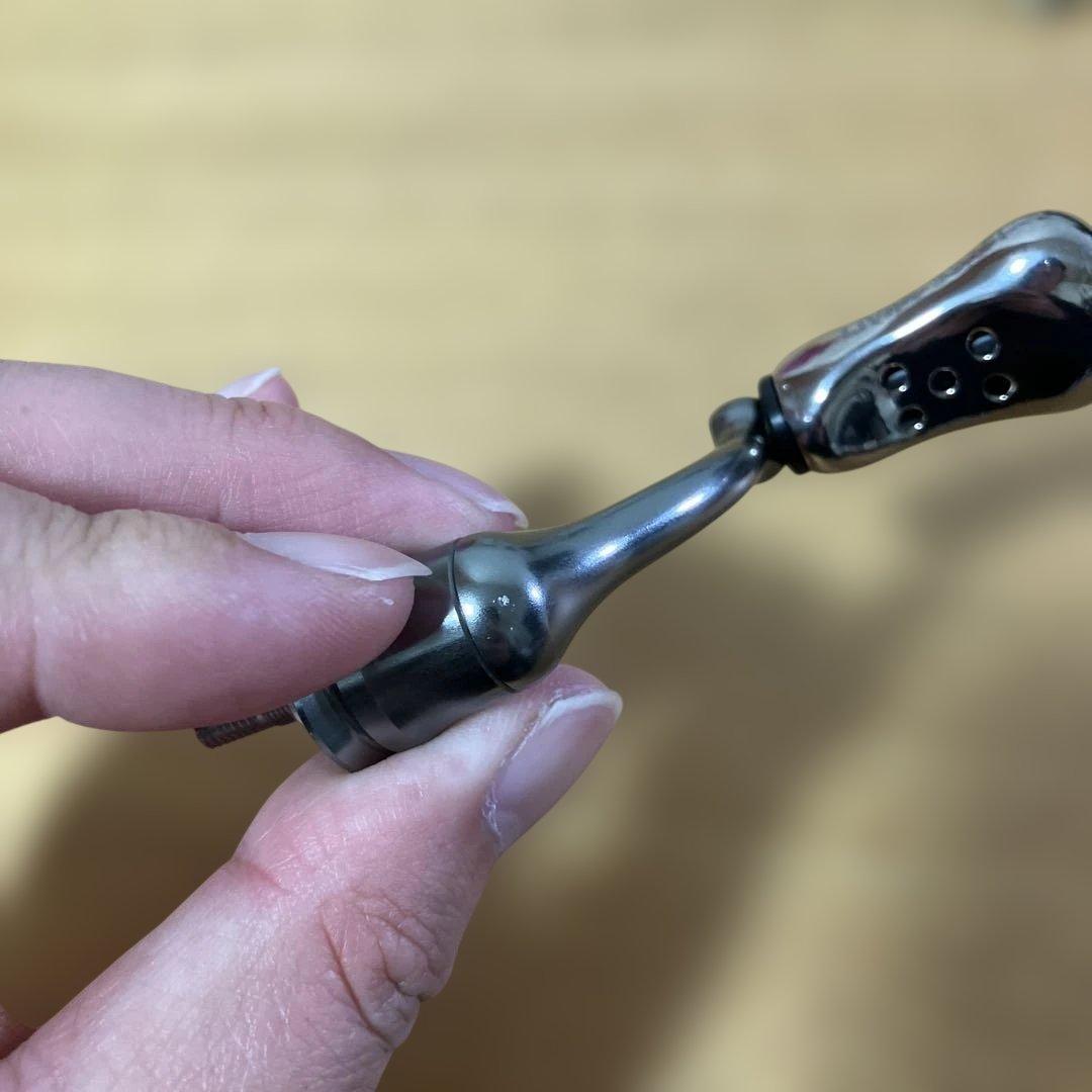 美品　シマノ用　35mm ショートハンドル　リブレ　フィーラ　ノブ スタンド