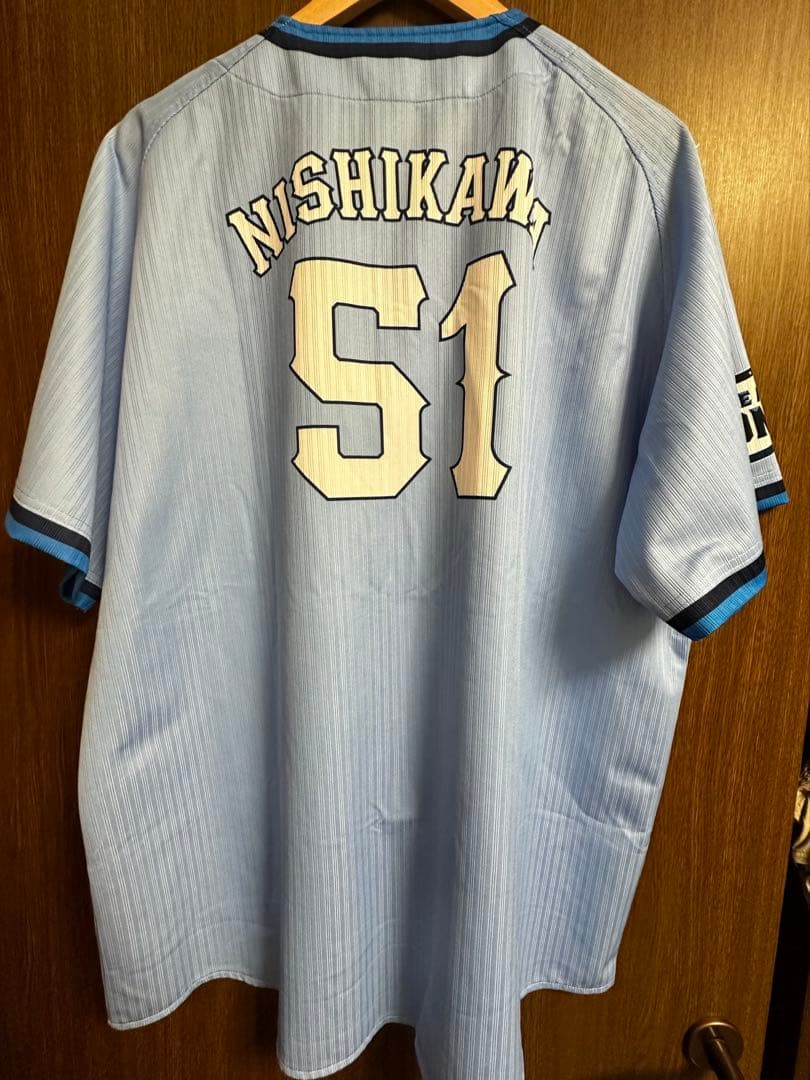 ファナティクス　ライオンズ　サマーブルーユニフォーム 西川愛也選手　サイズXL