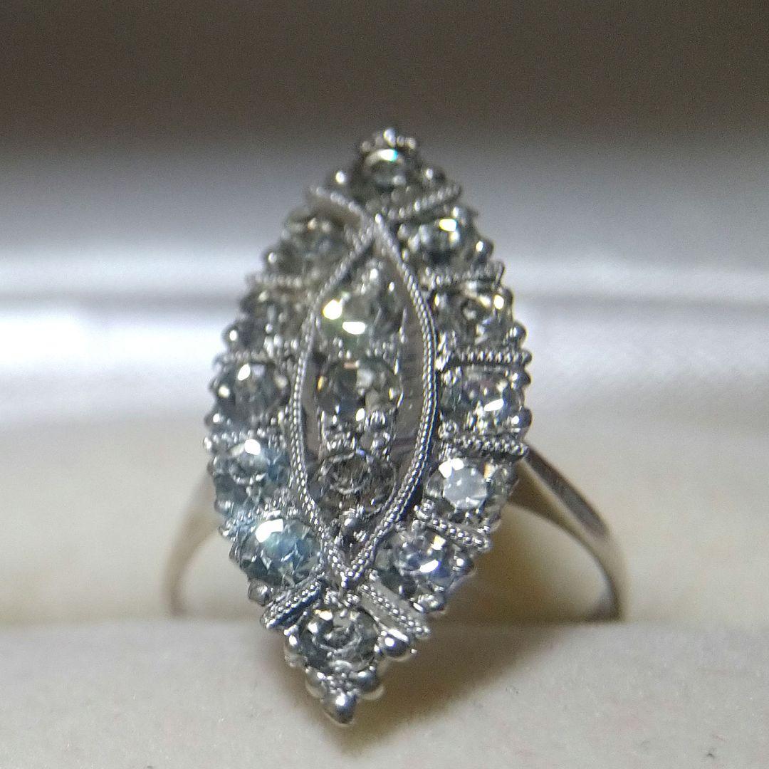 あ*ー様 千本透かし　昭和レトロ　ヴィンテージ　サンプラチナ