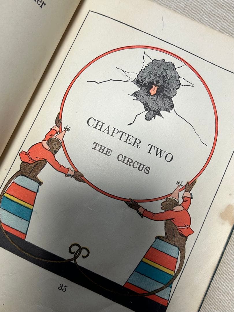 アンティーク動物洋書　ジャンクジャーナル素材　紙もの　海外少女　ウサギクマ