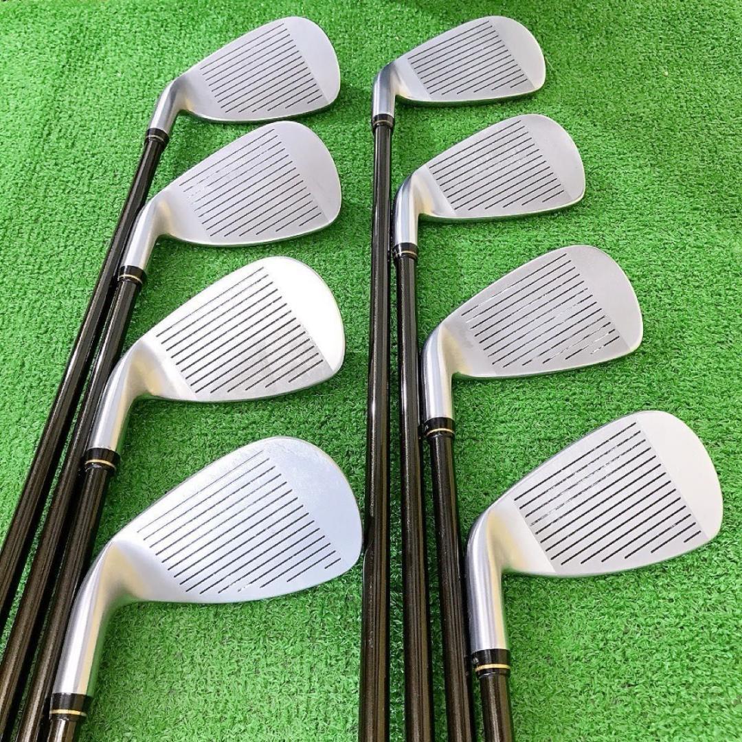 チ01★★★3星ホンマ BERES MG602 8本アイアンセット R 3S 金
