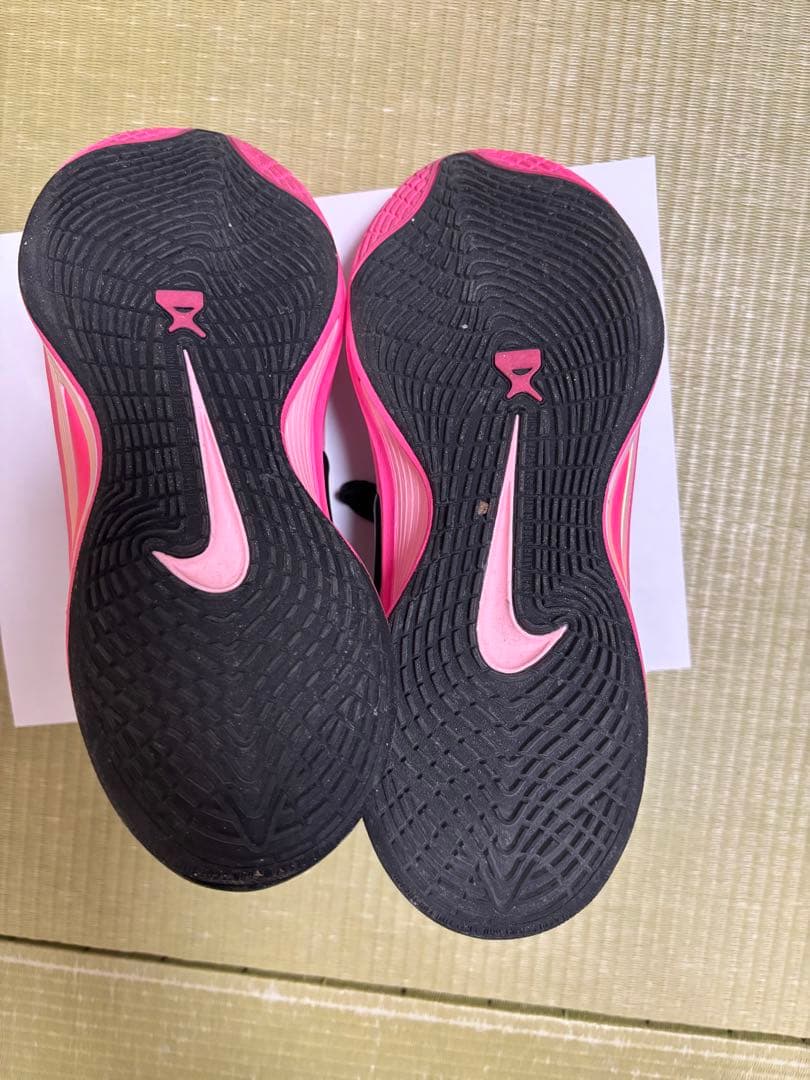 Nike バスケットボールシューズ 24.5cm ピンク/ブラック