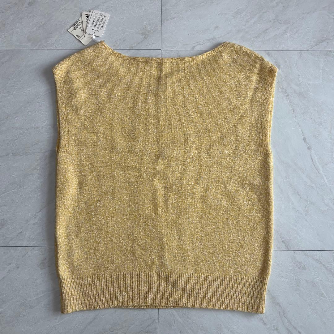 タグ付 日本製 ノンノン シルク混 アンゴラ ニットベスト L